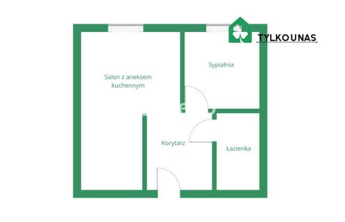 2 pokoje Parter Po remoncie Nowa łazienka