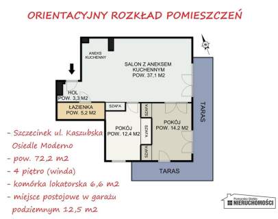 3 pokoje taras garaż Szczecinek - Moderno.