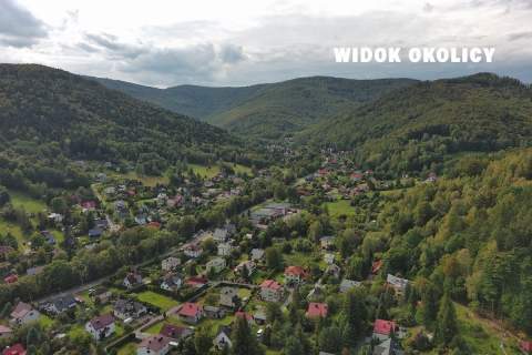 Widokowa działka budowlana 1127 m Bystra Śląska
