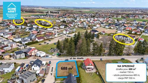 MRZEZINO 688 m POZWOLENIE NA BUDOWĘ /PROJEKT