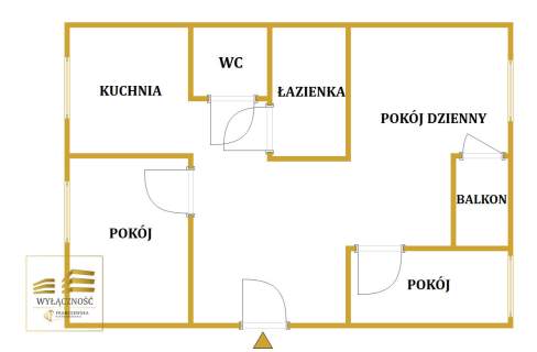 3 pokojowe mieszkanie o pow.67,3 m2 Czuby Błonie