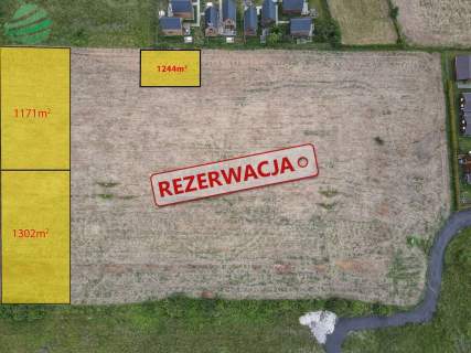 Uzbrojona działka 1171m2 budowlana pod lasem Rusin