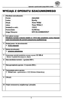 Przetarg - udział w wysokości 1/8 części
