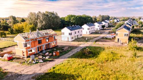 Nowoczesny bliźniak 123 m z dużą działką