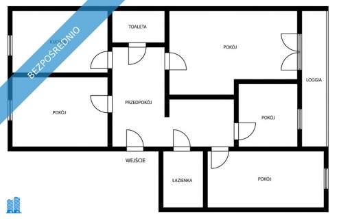 Bezpośrednio - 4 pokoje i kuchnia - 67,6 m - Nowe Miasto, P