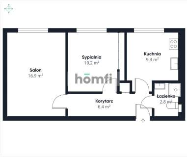 2 pokoje, 47m2, parking, Ogrodowa-Centrum