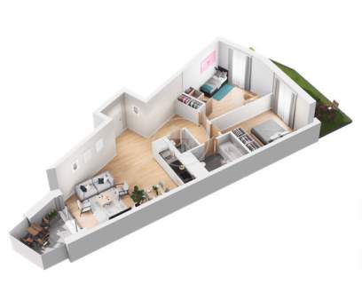 Dwustronne Ogródek Balkon Gotowe do odbioru