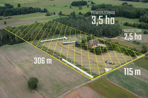 Podhalańskie siedlisko 3,5 ha w sercu Mazowsza