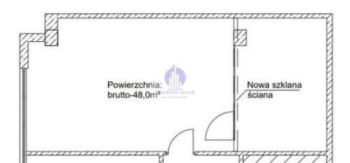 Śródmieście lokal biurowy 48 m2 do wynajęcia