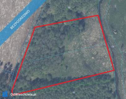 1,2 ha 50tys Nowogard, Osina, nad rzeką bezpośrednio
