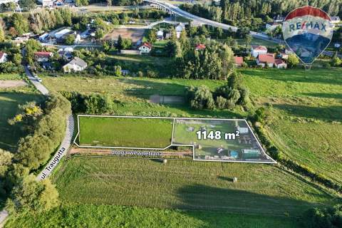 Działka budowlana 1148 m z warunkami zabudowy