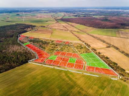 Działki na granicy Baczyna/Marwice miejscowy plan