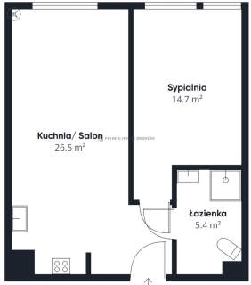 Przestronne 2 pokojowe mieszkanie - Bonarka