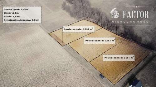 Dominikowice, działka budowlana 20 a, 1182S
