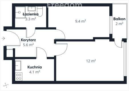 2 pokoje Ordona Katowice 34 m , 11p, piękny widok