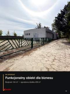 Funkcjonalny budynek usługowo-produkcyjny 104 m .