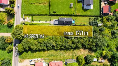 Północ Rzeszowa - działka 12,71a - Myśliwska