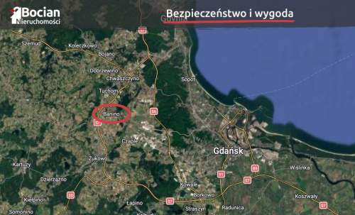 Uzbrojona działka w atrakcyjnej lokalizacji-Banino