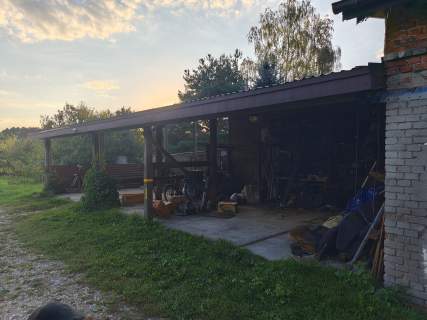 Siedlisko blisko Łodzi- działka 6 544 m 2 domy garaż rzeka