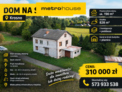 Dom w Krośnie na sprzedaż