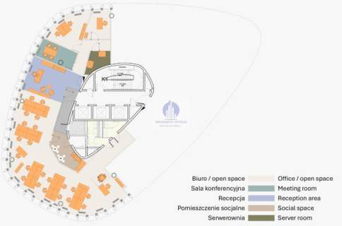 Włochy umeblowany lokal biurowy 315m2 do wynajęcia