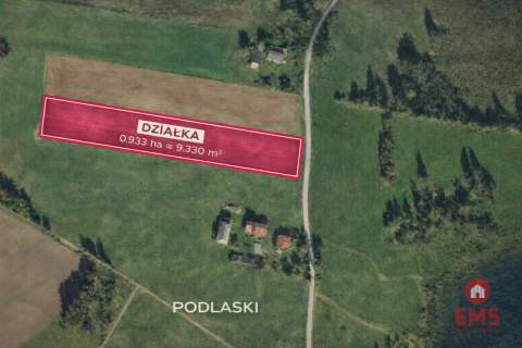 Działka rolno-budowlana Podlaski, Gmina Sejny