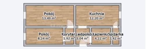 45 m2 w zabytkowej kamienicy Do własnej aranżacji