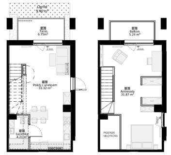 Apartament z antresolą i ogrodem Basen, sauna, strefa rekreacji