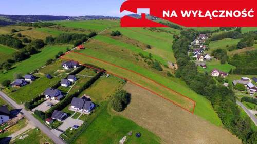 Działka z WZ 5291 m2 widok na Pieniny