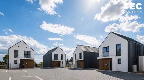 Osiedle domów wolnostojących, 107m2 w Mnikowie