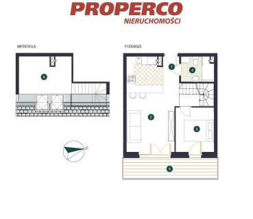 Apartament 2 pok, 43,08 m2, Mrągowo