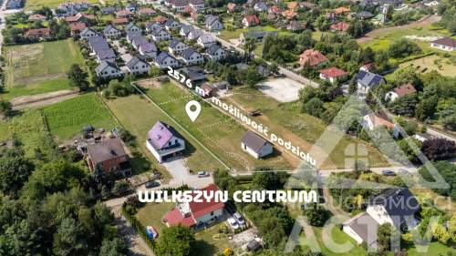 Duża dz. budowl. z domem. Podział, inwestycyjnie