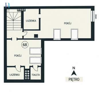 Dwupoziomowy apartament z 3 łazienkami Julianów