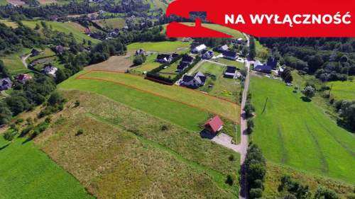 Działka z WZ 5291 m2 widok na Pieniny