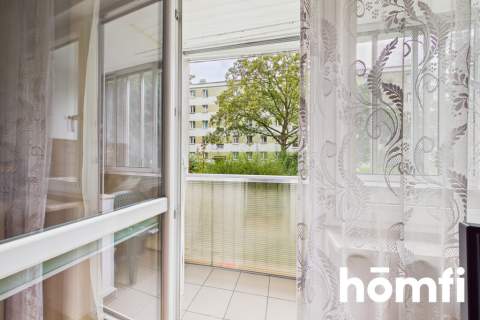 2 pokoje wśród zieleni blisko Wisły loggia