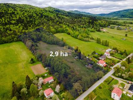 Działka inwestycyjna 2,9 ha Wysowa Zdrój/ Hańczowa