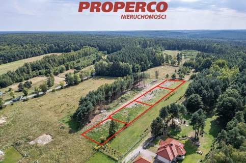 Działka 1000m2, las, zalew - Borków gm.Daleszyce