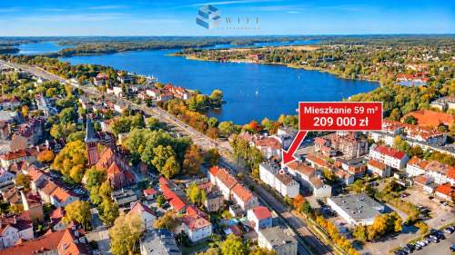 59 m Parter kamienicy 100 m od jeziora