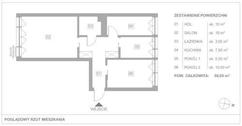 dostępne od zaraz I 3 pokoje 56 m Odzieżowa I Szczecin Centrum