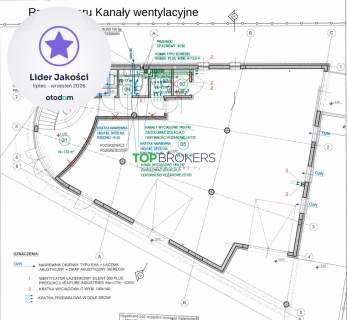 Drugie piętro w budynku biurowo-usługowym