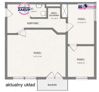63,9 m Morena Duży potencjał aranżacyjny