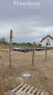 Działka z fundamentami, projektem domu i pozwoleniem Gościno