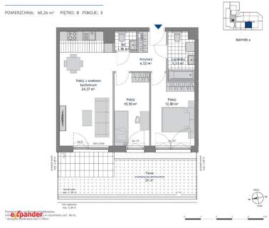 60m2 Taras Morena-Jasień