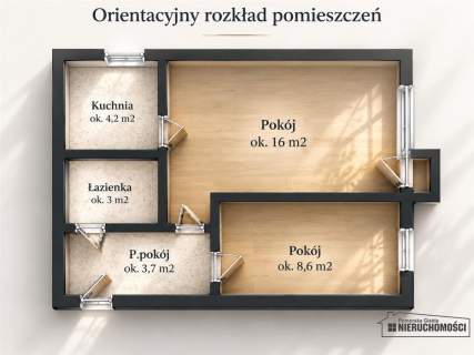 Kameralne 2 pokojowe mieszkanie w Szczecinku.