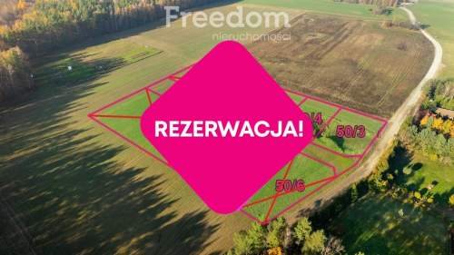 Działka budowlana z usługami blisko lasu