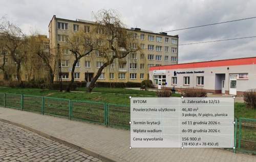 Licytacja komornicza, do remontu
