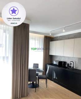 Salon z aneksem i 2 pokoje, balkon, garaż