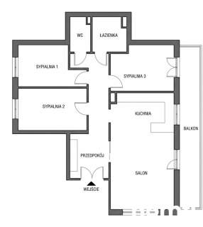 Przestronne 4 pokoje Balkon 80 mkw Piaseczno