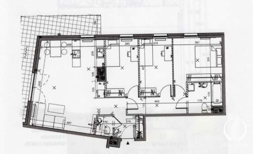 Czteropokojowy apartament na Woli