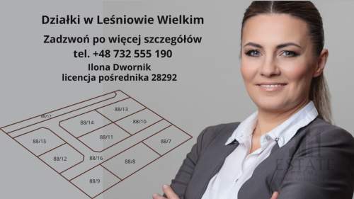 Na sprzedaż działka budowlana z WZ Leśniów Wielki